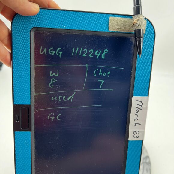 UGG Fluff Yeah Slide Zebra Sandal Womens 8 Elastic Sling Back Fluffy Sheepskin - Picture 10 of 11